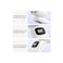 Portable Handheld Fan with 4000mAh Battery &amp; Digital Display - White


