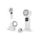 Portable Handheld Fan with 4000mAh Battery &amp; Digital Display - White

