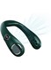 PHCOMRICH Bladeless Neck Fan, Rechargeable Hands Free Personal Fan, Headphone Design with 3 Speeds Adjustment 360&deg; Cooling for Women Men (Green)