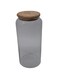 FITTO Glass Jars with Bamboo Lids &ndash; Airtight Glass Pantry Storage Containers for Rice, Sugar, Flour, Nuts, Spices, Cookies, Candy