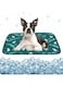 DELIFUR Dog Cooling Mat - Pet Cooling Mat Outdoor for Dogs Self Cooling Pad for Puppy Small Medium Dog Machine Washable (Large)