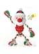 Chngeary Dog Christmas Toys for Small Medium Large Dogs, Squeaky Plush Dog Toys + Interactive Dog Toys + Dog Rope Toys Multi Function Cute Santa Puppy Toys for Christmas
