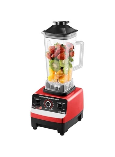 Blender Professional Heavy Duty Commercial Mixer Juicer Speed Grinder and Ice Smoothies for Home &amp; Shop