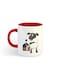 Al-Adha Sheep Printed Mug White/Red