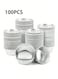 Standard Silver Foil Cupcake Liners Metallic Paper Muffin Baking Cups (Silver)