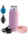Banjo 32oz Insulated Stainless Steel Water Bottle - Double-Walled Vacuum Flask, Leak-Proof, Hot &amp; Cold, Travel, Gym, Hiking, and Outdoor Use (Pink)