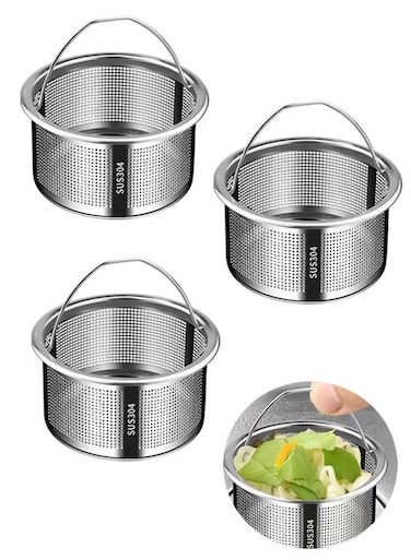 304 Stainless Steel Kitchen Sink Filter with Rust Proof Strainer and Anti Clogging Design for Efficient Drainage and Food Waste Catcher