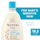 Aveeno Baby Sensitive Skin Bubble Bath with Oat Extract, Gently Cleanses and Leaves Skin Feeling Hydrated, Tear-Free formula, Hypoallergenic, Paraben-, Phthalate-, Soap- &amp; Dye-Free, 19.2 Fl.oz