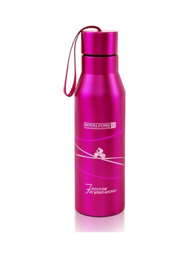 Double Wall Stainless Steel Vacuum Bottle Pink 7.7x31.4x5.5cm