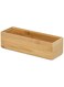 Compactor Bamboo Stackable Drawer Organiser, Wooden Storage Box for Bedrooms, Kitchens and Office Desk Storage, Makeup Organiser, Bathroom Storage and Jewellery Box, Small Size, Osaka Range, Brown