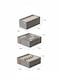 Underwear Storage Box,Set Of 3 Foldable Divider Organizers,Closet Storage Boxes For Socks,Bras,Ties