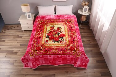 STARGOLD Double Ply Premium Cloudy Blanket Made by 100% Polyester SPUN YARN Obtained From Virgin Polyester 220X240CM 10LBS