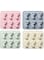 ELECDON Silicone Mold 3D Baby Foot Print Baby Shower Cake Topper Feet Cupcake DIY Decoration Birthday Party Tool for Sugar Craft Chocolate and Crafting 4pcs