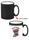 Color Changing Heat Sensitive Ceramic Mug, Image Revealed When HOT Liquid is Added! Coffee Brewed