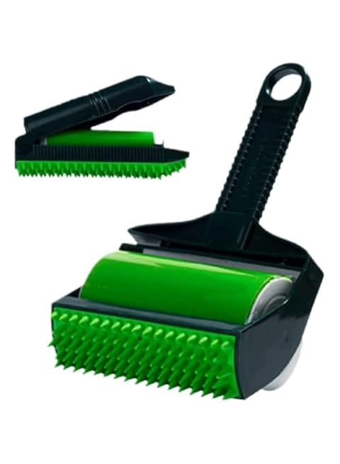 2Pcs Stick It Roller - Stick It Roller Pet Hair Remover, Reusable Washable Sticky Lint Roller for Pet Hairs, Clothes, Carseats (Green)