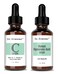 Vitamin C Serum 20% Pure L-Ascorbic Acid, Ferulic Acid, Vitamin E and HA and Hyaluronic Acid Serum with Vitamin B5 for Face and Eyes Natural Anti Aging Anti Wrinkle Set of 2 by Dr. Brenner