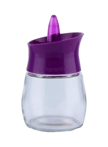 Spice Jar 200ml Purple/Clear