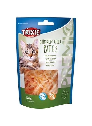 Trixie Premio Bites Chicken Fillets Cat Treats - 50G