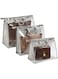zzz 3 Pack Handbag Storage Handbag Organizer Dust Cover Bag Transparent Anti-dust Purse Storage Bag for Hanging Closet with Zipper and Handle
