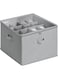 Lomeshow Shoe Organizer for Closet, Fits Up to 14 Pairs, Large Shoe Box Storage Container with Clear Cover, with Adjustable Dividers for Shoe Storage Bins, Space-Saving Shoe Bins (Grey)