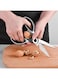 Multi-Function Kitchen Scissors   304 Stainless Steel Heavy Duty Design   4-in-1 Poultry Bone Shear/Meat Cutter/Bottle Opener/Scale Remover   Ultra-Sharp &amp; Rustproof   Professional Cooking Tool   Perfect For BBQ/Meal Prep   Ergonomic Non-Slip Handle