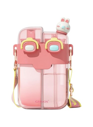 ChicAbode Kawaii Water Bottle - 26oz Cute Water Bottles with Straw and Stickers Double Drinking Water Bottle Portable Leakproof Sports Water Bottle for Outdoor Sports Travel