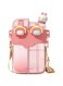 ChicAbode Kawaii Water Bottle - 26oz Cute Water Bottles with Straw and Stickers Double Drinking Water Bottle Portable Leakproof Sports Water Bottle for Outdoor Sports Travel