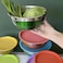 7 Piece Stainless Steel Mixing Bowl Set with Airtight Lids for Kitchen Storage &amp; Serving