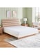 Box White Cotton King Fitted Sheet for Adults