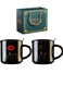 Mr and Mrs Coffee Mug, Ceramic Marble Coffee/Tea Cupp with lid, Spoon set, Personalized Gift Set for Couple, Parents, Wedding Gift, Engagement Wedding Bridal Shower Bride and Groom to Be Newlyweds Anniversary (14oz) (Black/Black) Mr and Mrs Couples Coffee Mugs Cups Gifts Set for Engagement Wedding Bridal Shower Bride and Groom to Be Newlyweds Anniversary - Ceramic Marble