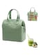 RABEE Lunch Box Carrying Bag,Insulated Lunch Bag Simple Bento Cooler Bag Lunch Tote Bag for Lunch Box Water-resistant Lunch Tote Bag Lunch Box Containers for Women Men Adults Work Picnic (Light Green)