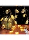 Vurtboly Ramadan String Lights, 19.69ft 40 LEDs Ramadan Decorations with Remote, 8 Mode Battery Operated Eid Mubarak Star Moon Fairy Lights for Ramadan Decoration Home Decor String Lights (MultiStyle)