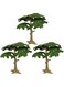 NALACAL Tree Model Artificial Fake Mini Miniature Trees Train Railways Landscape Scenery Decoration Mini Pine Tree Cypress Model for DIY Scenery Craft (3pcs)