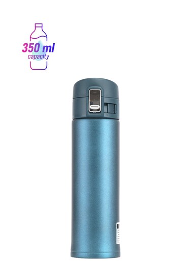 High-Grade Bounce Thermos 304 Car Mounted Water Cup Bottle Turqoise 350ml