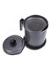 Strainer Container Pot With Filter Black