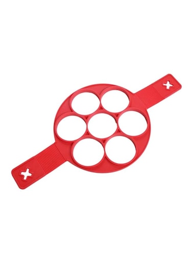 SEEN ON TV 7 Cavity Pancake Maker Red