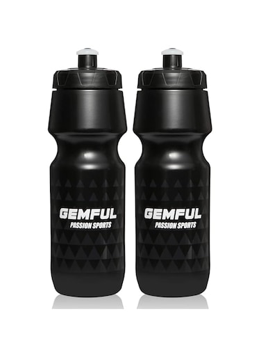 GEMFUL Bike Water Bottle BPA Free 750ml 2 Pack