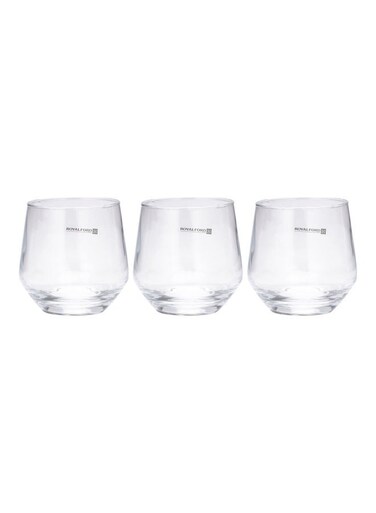 360 ML (12.0 OZ) Transparent Glass Tumbler Set- RF11656 Multi-Purpose, Perfect for Hot and Cold Beverages like Tea, Coffee, Water, Juices Lead-Free Soda Lime Glass Clear