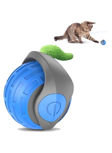 [2025 Updated] LAXDAMRE Cat Toys, Speed Tail 3.0 Cat Toy, Interactive Cat Toys for indoor Cats, Smart Interactive Automatic Moving Kitten Toys Ball for Indoor