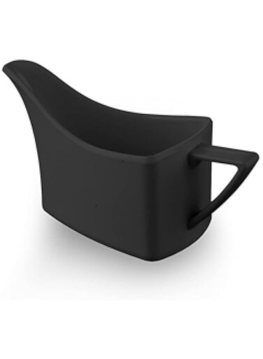 Servewell Melamine Sauce Dish With Handle 14.3 * 5.8 * 7.5Cm*5.5Cm Black