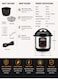 Denx 8L Smart Electric Pressure Cooker for Rice, Meat, Soup and More