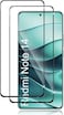 For Xiaomi Redmi Note 14 Screen Protector, Full Curved Tempered Glass [Full Adhesive][Full Coverage] [Bubble-Free] [Anti Scratch] HD Clear High Responsive for Redmi Note 14 4G Black (2 Pack)