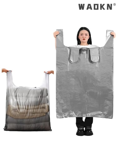 10 Pcs Extra-large Capacity Packing Bag,Large Thickened Comforter Quilt Storage Bag Vest Plastic Storage Bags for Moving Collection Carrying Luggage Moisture-proof Blanket Clothes Storage Bag