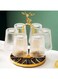 B&amp;S Elegant Glass Holder Stand for Home, Bar - Modern Design Stable