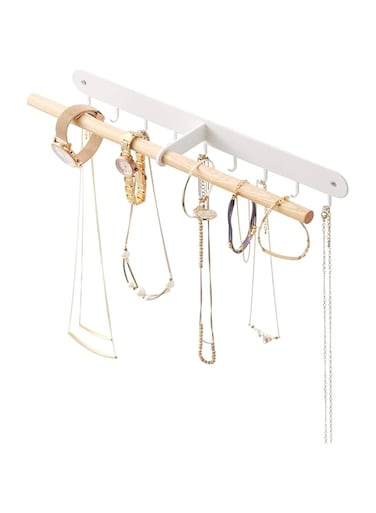YAMAZAKI home 2513 Wall Accessory Rack, One Size, White