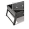 Portable BBQ Charcoal Grill Black 20x35x27 cm