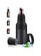3 in 1 Can Cooler, Beer Bottle Insulator, Beer Bottle and Can Cooler with Beer Opener, 12 oz, Slim Can Beer Bottle Insulators Holder, Vacuum Insulated Double Walled Stainless Steel (Matte Black)