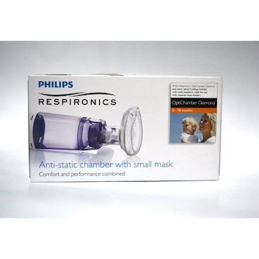PHILIPS RESPIRONICS OPTI CHAMBER DIAMOND with SMALL MASK