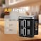 2800W Dual Basket Digital Air Fryer with Touch Control, Viewing Window &amp; Rapid Oil-Free Cooking