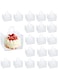20 Pack Clear Plastic Cake Boxes with Handles - Suitable for Cakes, Pastries, Cookies, Cupcakes   Elegant Transparent Packaging for Gifting &amp; Events